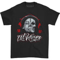 Black - Front - Lil Wayne Unisex Adult Skull Sketch Cotton T-Shirt