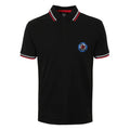 Black - Front - The Who Unisex Adult Target Logo Polo Shirt