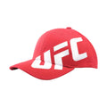 Red-White - Front - Tokyo Time Unisex Adult UFC Logo Baseball Cap