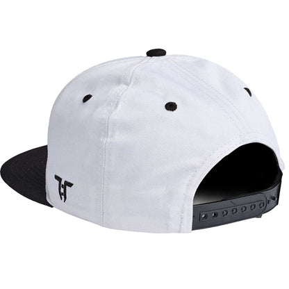 White-Black-Yellow - Side - Tokyo Time Unisex Adult Retro Sport UFC Logo Baseball Cap