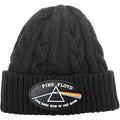 Black - Front - Pink Floyd Unisex Adult The Dark Side Of The Moon Cable Knit Beanie