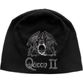 Black - Front - Queen Unisex Adult Queen II Crest Beanie
