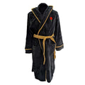 Black - Front - The Godfather Unisex Adult Rose Logo Dressing Gown