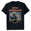 Black - Front - Rod Stewart Unisex Adult Forever Crest Cotton T-Shirt