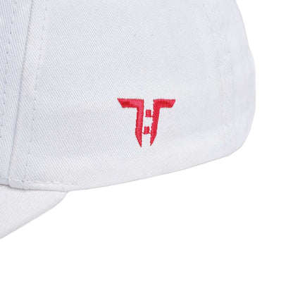 White-Red - Back - Tokyo Time Unisex Adult Pride UFC Logo Baseball Cap
