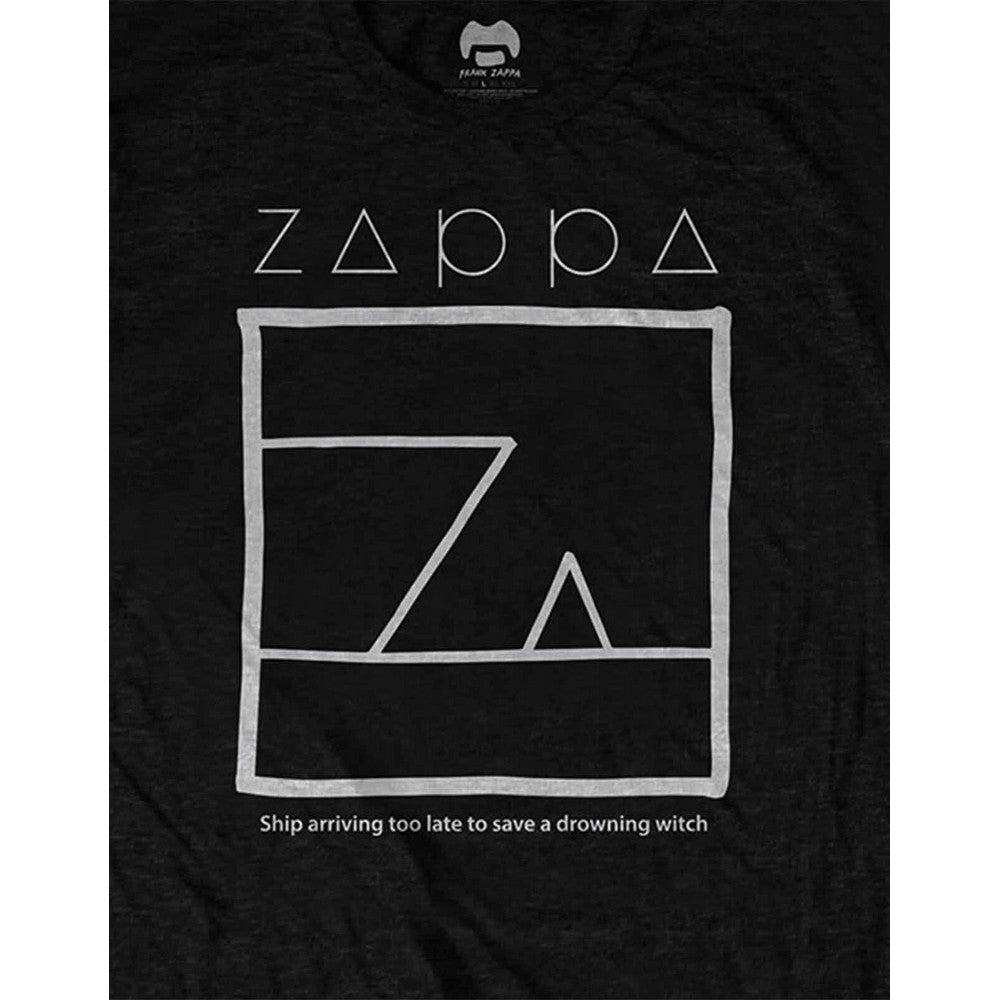 Black - Side - Frank Zappa Unisex Adult Drowning Witch Cotton T-Shirt