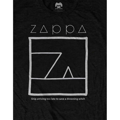 Black - Side - Frank Zappa Unisex Adult Drowning Witch Cotton T-Shirt