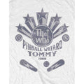 White - Side - The Who Unisex Adult Pinball Wizard Flippers Cotton T-Shirt