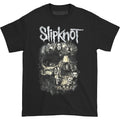 Black - Front - Slipknot Unisex Adult Skull T-Shirt