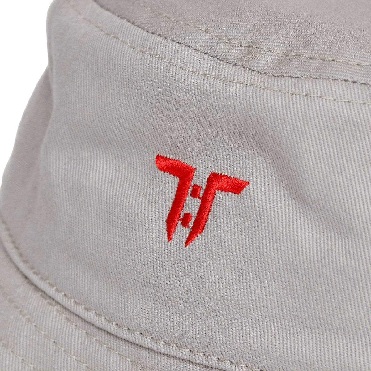Grey-Red - Lifestyle - Tokyo Time Childrens-Kids Logo Bucket Hat