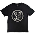 Black - Front - Small Faces Unisex Adult Logo Cotton T-Shirt