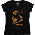 Black - Front - Janis Joplin Womens-Ladies Madison Square Garden Cotton T-Shirt