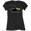 Black - Front - Pink Floyd Unisex Adult Dark Side Of The Moon Courier Cotton T-Shirt