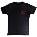 Black - Front - Slipknot Unisex Adult The End, So Far Flames Logo Cotton T-Shirt