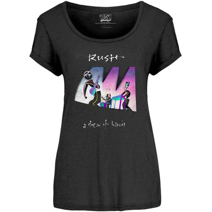 Black - Front - Rush Womens-Ladies Show Of Hands Cotton T-Shirt