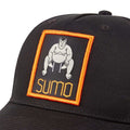 Black-Orange - Side - Tokyo Time Unisex Adult Sumo Mesh Back Baseball Cap