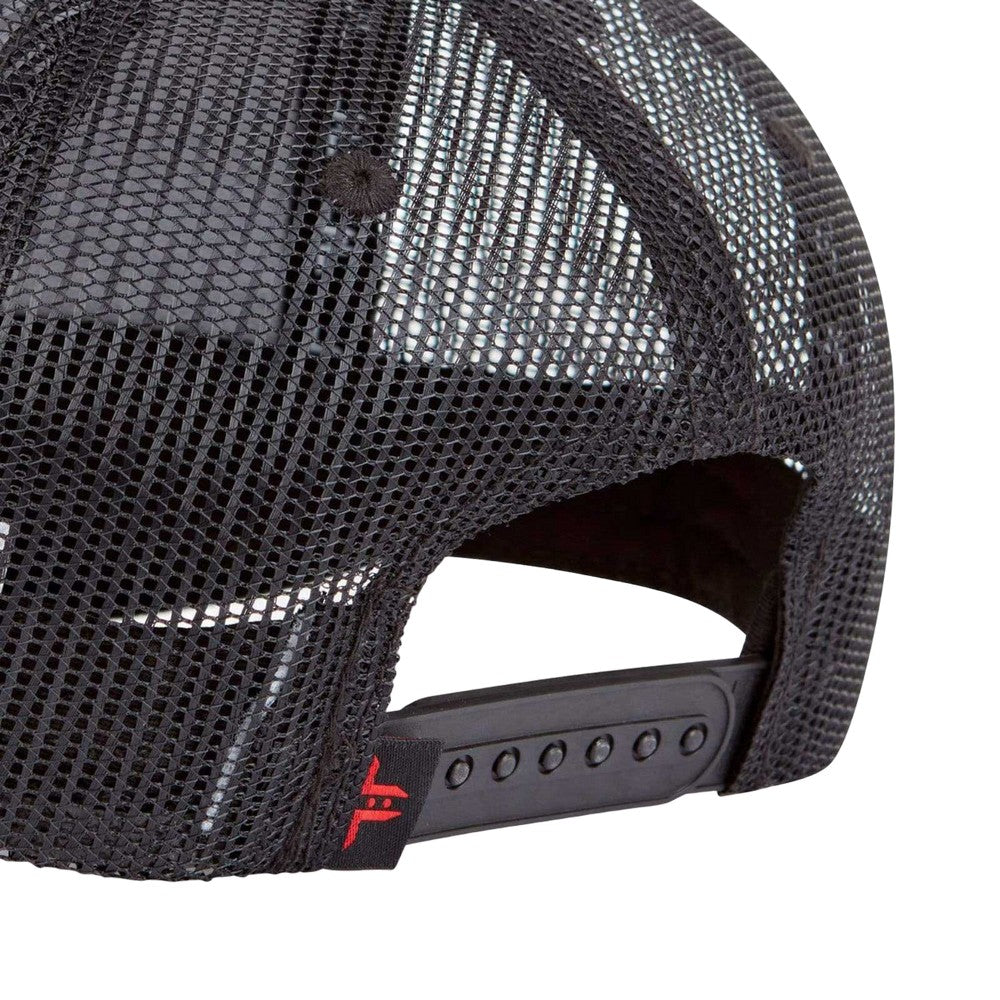Black-Orange - Pack Shot - Tokyo Time Unisex Adult Sumo Mesh Back Baseball Cap