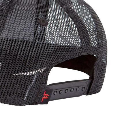 Black-Orange - Pack Shot - Tokyo Time Unisex Adult Sumo Mesh Back Baseball Cap