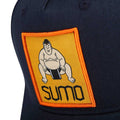 Navy Blue-Orange - Pack Shot - Tokyo Time Childrens-Kids Sumo Mesh Back Baseball Cap