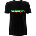 Black - Front - Skindred Unisex Adult Rasta Logo Cotton T-Shirt