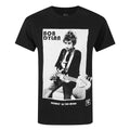 Black - Front - Bob Dylan Childrens-Kids Blowing In The Wind Cotton T-Shirt