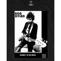 Black - Back - Bob Dylan Womens-Ladies Blowing In The Wind Cotton T-Shirt