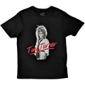 Black - Front - Tina Turner Unisex Adult Logo Cotton T-Shirt