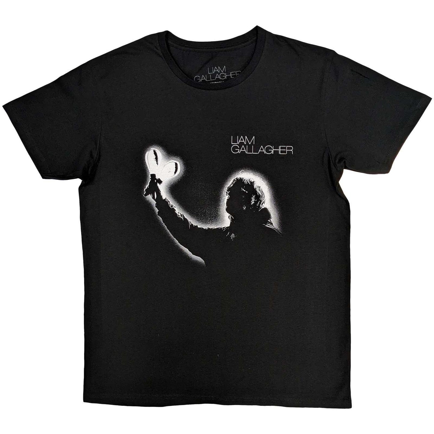Black - Front - Liam Gallagher Unisex Adult Everything´s Electric Cotton T-Shirt