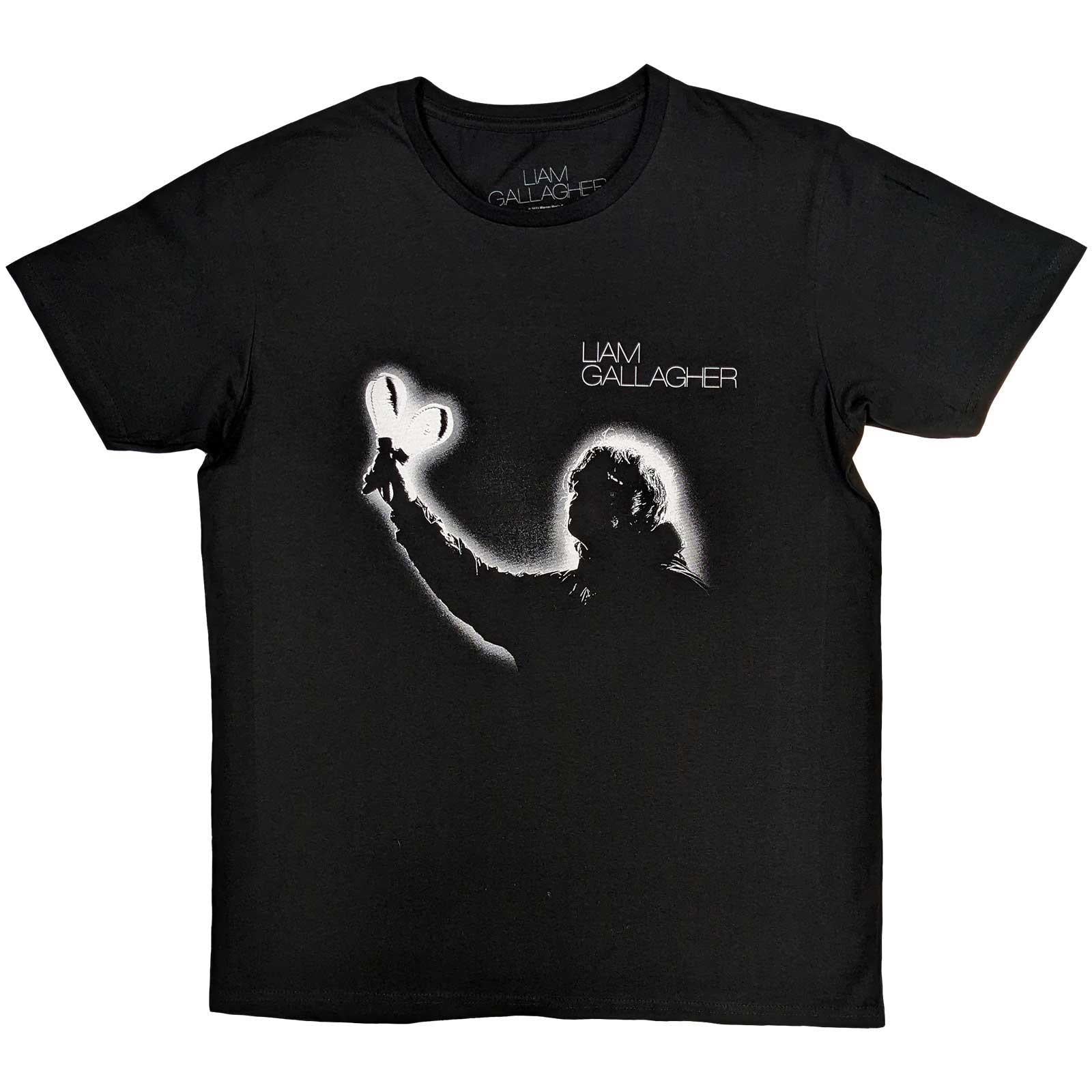 Black - Front - Liam Gallagher Unisex Adult Everything´s Electric Cotton T-Shirt