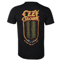 Black - Back - Ozzy Osbourne Unisex Adult Bat Circle Cotton T-Shirt