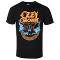 Black - Front - Ozzy Osbourne Unisex Adult Bat Circle Cotton T-Shirt