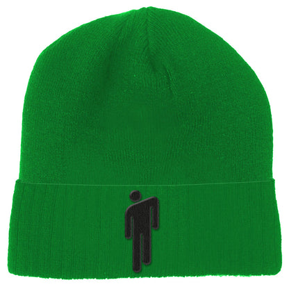 Jellybean Green - Back - Billie Eilish Unisex Adult Blohsh Logo Beanie & Gloves Set