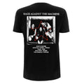 Black - Back - Rage Against the Machine Unisex Adult Battle Star T-Shirt
