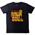 Black - Front - James Brown Unisex Adult Raw Soul Cotton T-Shirt