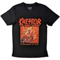 Black - Front - Kreator Unisex Adult Pleasure To Kill Back Print Cotton T-Shirt