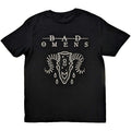 Black - Front - Bad Omens Unisex Adult Ram Skull Cotton T-Shirt