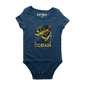 Navy Blue - Front - Kurt Cobain Baby Lace Babygrow