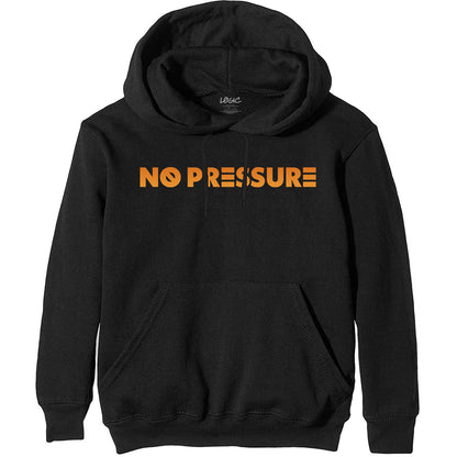 Black - Front - Logic Unisex Adult No Pressure Gradient Back Print Hoodie