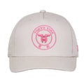 Grey-Pink - Front - Tokyo Time Unisex Adult Core Logo Baseball Cap