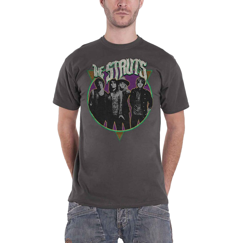 Dark Heather Grey - Front - The Struts Unisex Adult Standing Heather T-Shirt