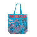 Blue-Red - Front - The Beatles Lady Madonna Back Print Cotton Tote Bag
