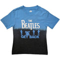Blue - Front - The Beatles Childrens-Kids Get Back Washed T-Shirt