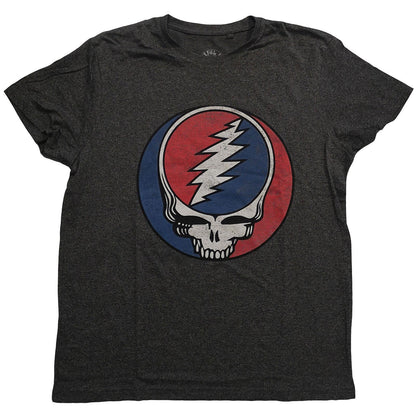 Brindle - Front - Grateful Dead Unisex Adult Steal Your Face Classic T-Shirt