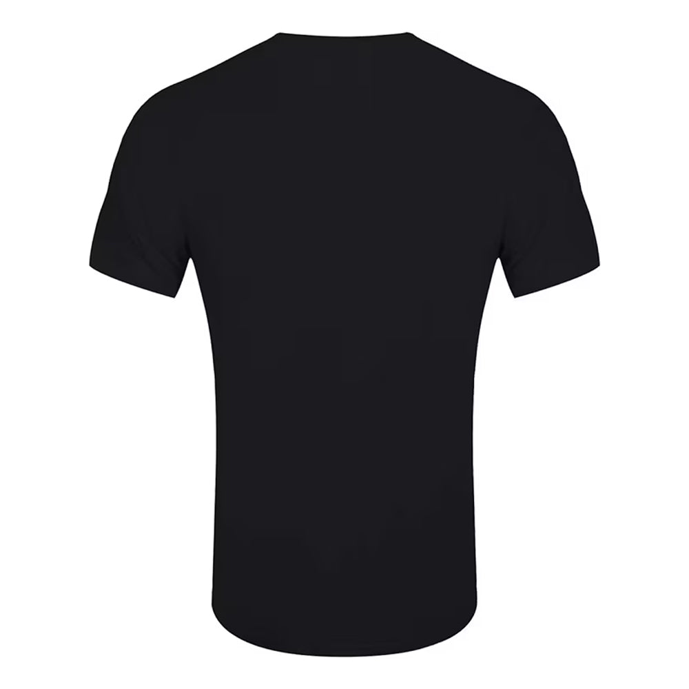 Black - Back - Post Malone Unisex Adult HT Live Close Up Cotton T-Shirt