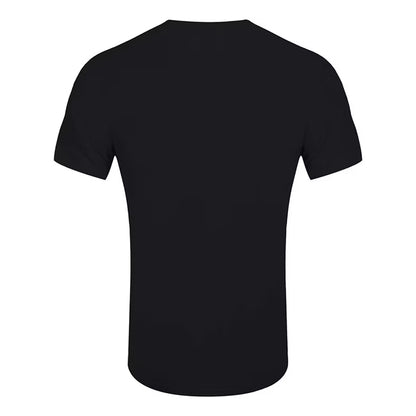 Black - Back - Post Malone Unisex Adult HT Live Close Up Cotton T-Shirt