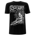 Black - Front - Machine Head Unisex Adult Halo Back Print Cotton T-Shirt