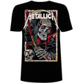 Black - Front - Metallica Unisex Adult Death Reaper T-Shirt