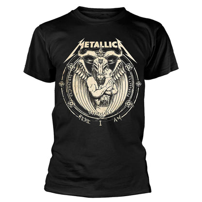 Black - Front - Metallica Unisex Adult Darkness Son Back Print Cotton T-Shirt