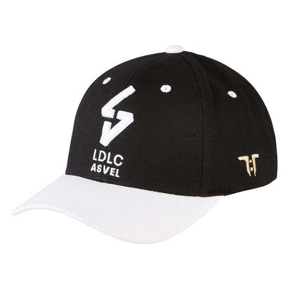 Black-Silver - Back - Tokyo Time Unisex Adult LDLC Asvel Villeurbanne Baseball Cap