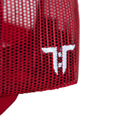 White-Red - Back - Tokyo Time Unisex Adult Tom Brady NFLPA Mesh Back Baseball Cap